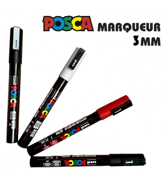 Marcatori POSCA – punta fine da 1,2 mm in 4 colori