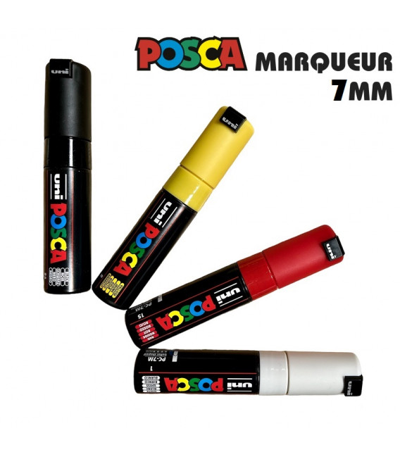 Marcatori POSCA – punta larga 5 mm in feltro in 4 colori