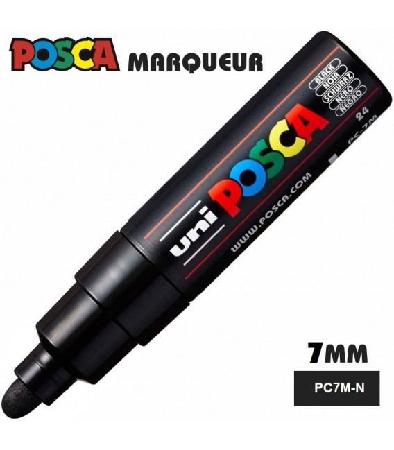 Marcatori POSCA – punta larga 5 mm in feltro in 4 colori