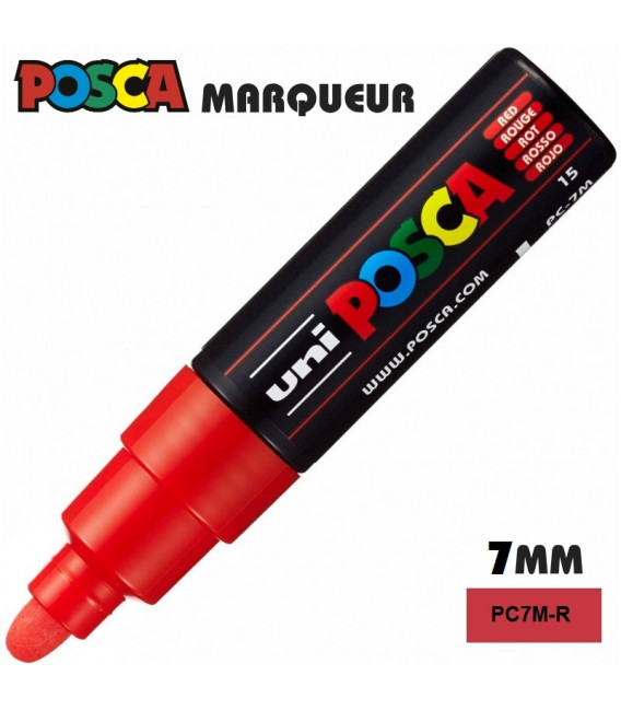 Marcatori POSCA – punta larga 5 mm in feltro in 4 colori