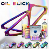 Kit completo di vernice effetto Oil Slick per bici