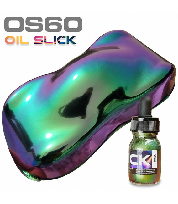 Kit completo di vernice effetto Oil Slick per bici